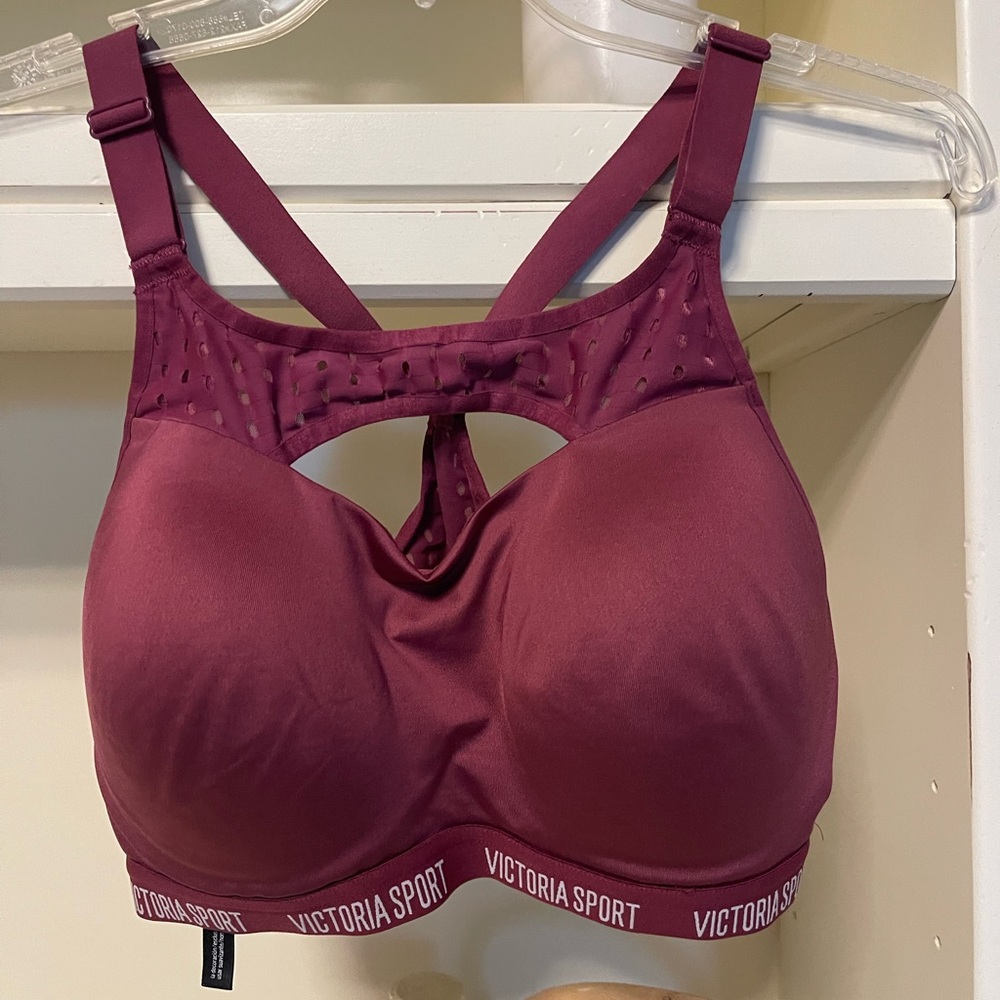 Victoria's Secret Red Sports Bra with Wide Straps